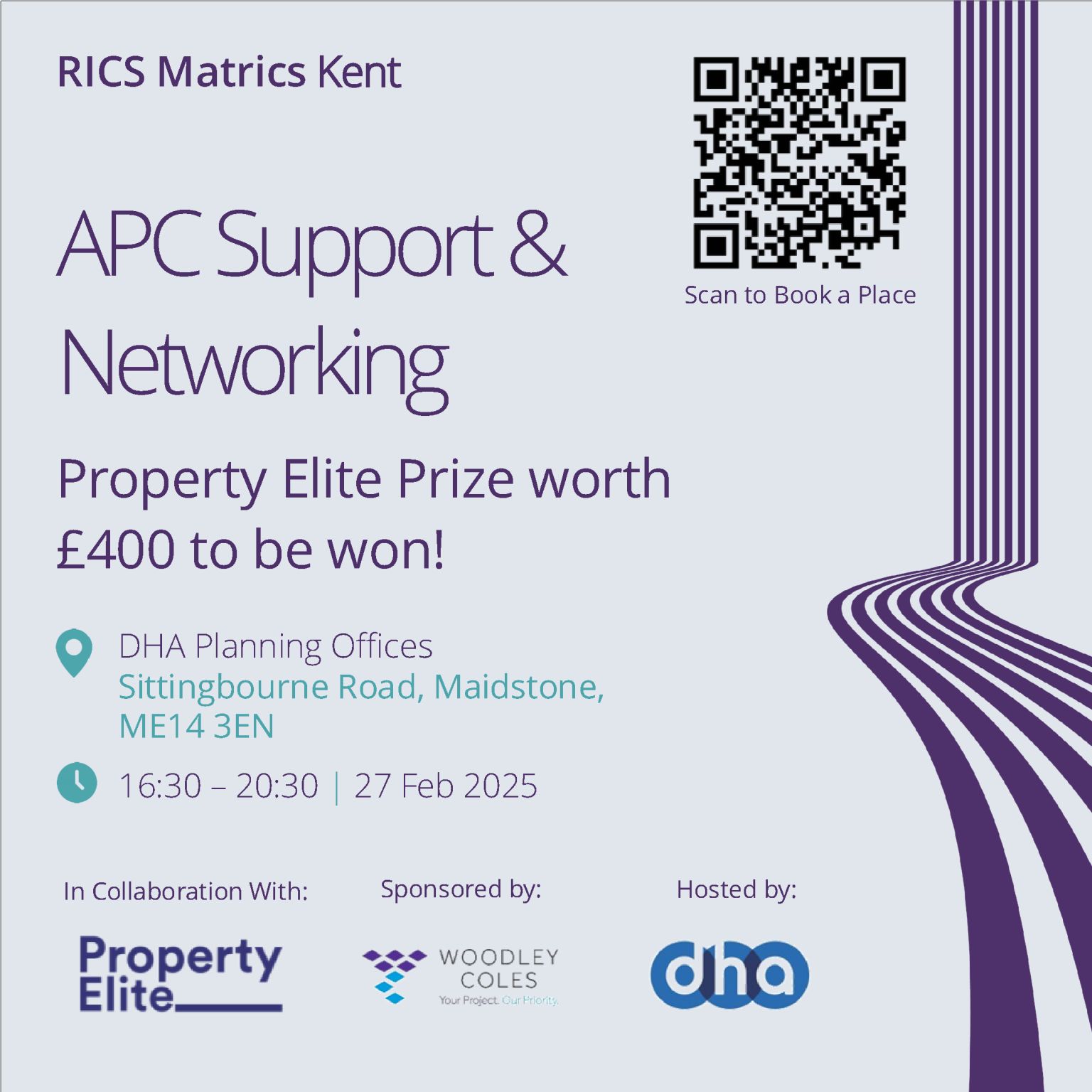 Sponsorship for RICS Matrics Kent APC Support Event